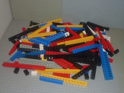 Bulk Konvolut 500 Gramm Steine Red/Black... Lego Technic Bricks 1/2 Kg