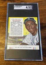 1954 Red Man Tobacco #14 Jim Gilliam - W/ Tab SGC 4.5
