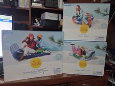 3 Packs Sun Squad Double 2-1 Person Snow Tube Inflatable New Rainbow Color