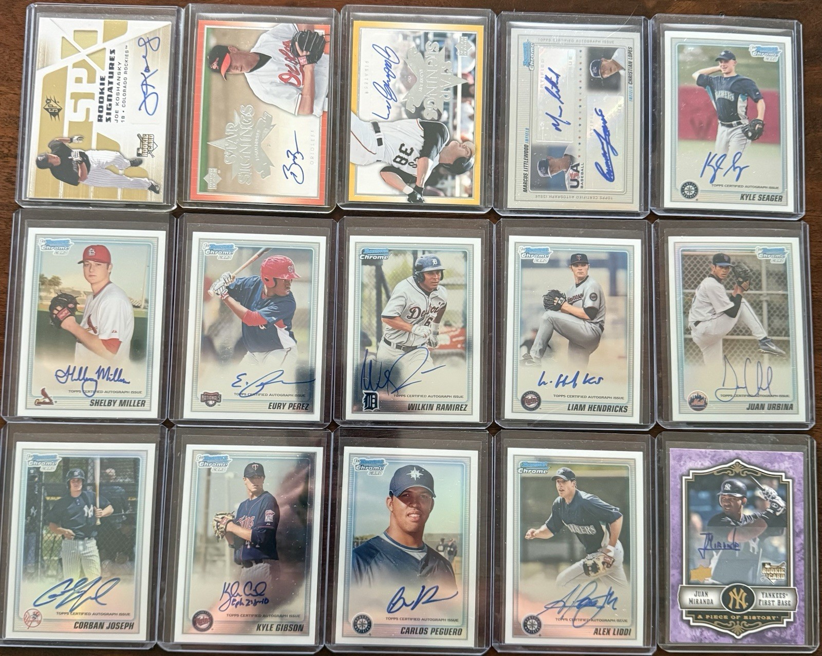 Huge Baseball Card Lot 130 Autograph Memorabilia Game Used Relic Patch Auto view 5