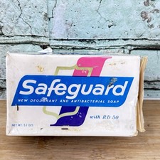 Vintage Safeguard w/RD50 NOS 5.1oz Bath Size Bar Soap R D 50 USA READ