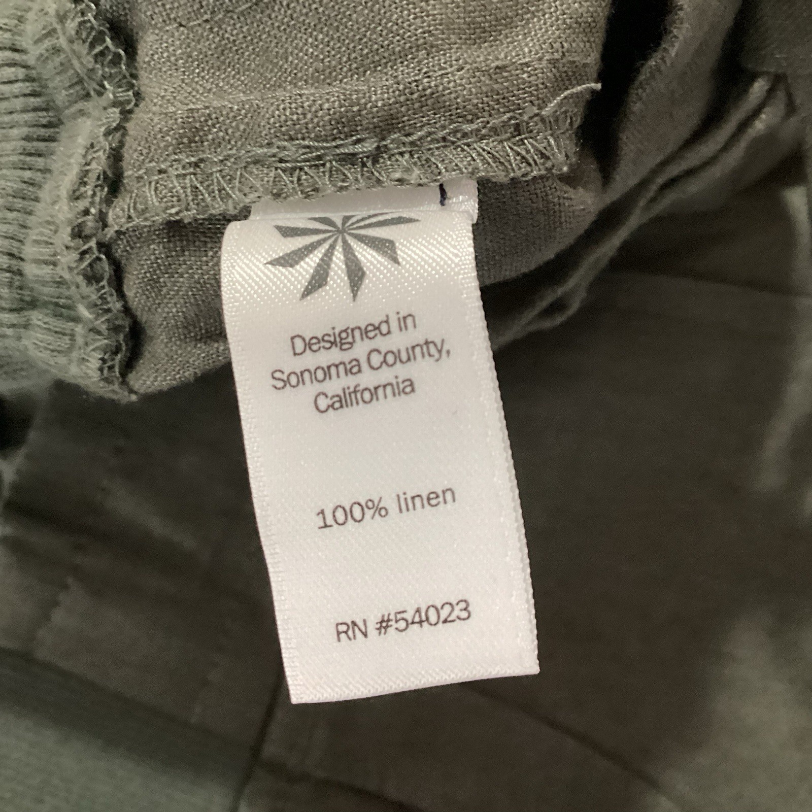 Athleta 100% Linen Drawstring Pull On Shorts Size… - image 4