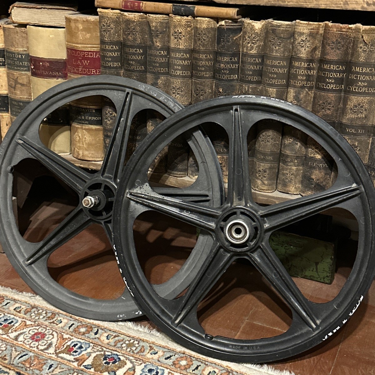 ACS Z Mag Old School BMX Wheel Set 20 in 5 Spoke 3/8 80s | eBay