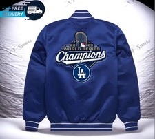LA Dodger Vintage Starter 2025 champion Collection LA Dodgers Satin Jacket