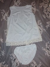 vintage shadowline nightgown With Matching Bloomers
