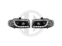Designsatz Scheinwerfer Dragon-Lights Schwarz FüR Seat Ibiza 1995-1999