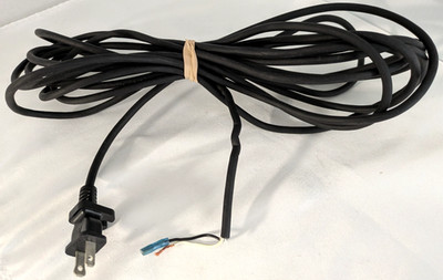 Royal Dirt Devil Model 08100RED OEM 20ft Black Power Cord Part No. 2997125600