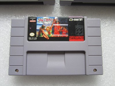 ORIGINAL VINTAGE 1992 SUPER NINTENDO SNES DIG & SPIKE VOLLEYBALL GAME CARTRIDGE