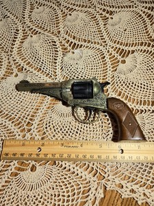 Vintage Edison Giocattoli Cap Gun Made in Italy 50019 Sesto F. No-fl