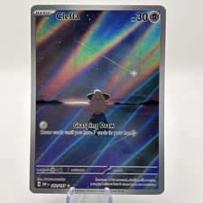 Pokémon TCG Cleffa Card 202/197 SV03 Obsidian Flames Illustration Rare