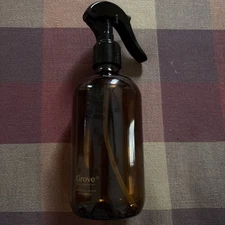 New Grove Co Amber  Color Room Spray Glass Bottle 8 Fl Oz Capacity