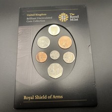 2008 Emblem of Britain 7 coin set. In Protective Sleeve. Brilliant Uncirculated.