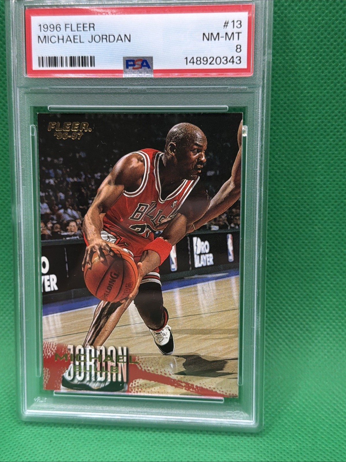 1996-97 Fleer - Michael Jordan #13 view 3