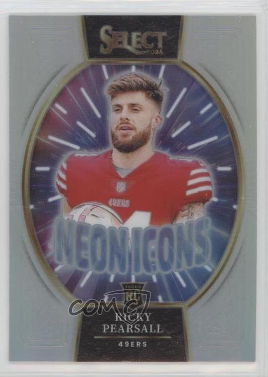 2024 Panini Select Neon Icons Silver Prizm Ricky Pearsall #6 s3g