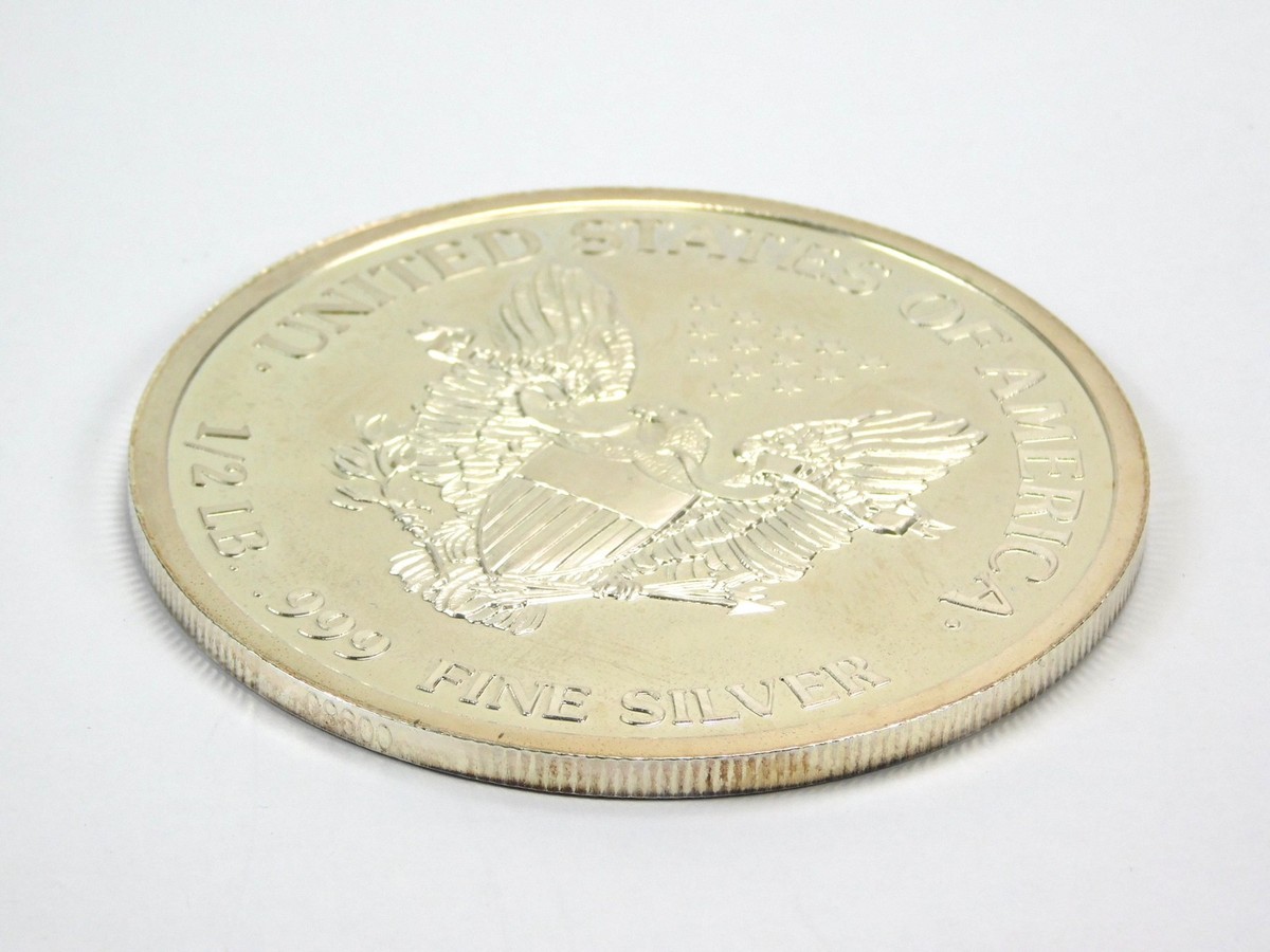 1994 Washington Mint Giant Half Pound Silver Round 999 Fine 8 oz