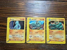 Nintendo Pokemon E-Reader Machamp, Machoke, Machop