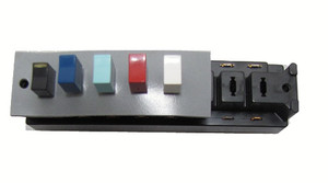 ISLANDAIRE  5 button Switch - 6040091 2976 - AJK318 - 25A 277VAC