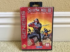 Shinobi 3 Return of the Ninja Master (Sega Genesis, 1993) No Manual Tested