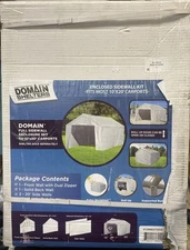 Canopy 10' x 20' Rectangle Domain Carport Enclosure Kit Car Shelter Garage