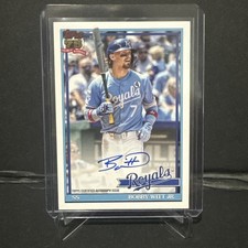 2026 Topps Series 1 1991 On Card Auto BOBBY WITT JR Kansas City Royals 91A-BW