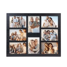5x7 Picture Frame Collage for Wall Decor-Large Size 8 Openings Black Picture ...