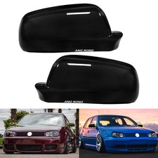 1 Paar Schwarz Glänzend Spiegelkappe Außenspiegel Für VW Bora Variant 1J6 99-05