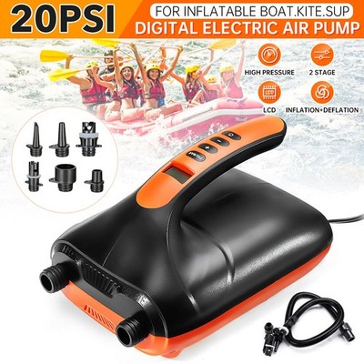 SUP Pumpe 12V Stand UP Board Elektrisch Luftpumpe 20 PSI 110W Zigarettenanzünder