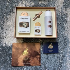 LATTAFA PRiDE ViNTAGE RADiO GiFT SET 3.4 oz 100 mL EDP PARFUM COLOGNE UAE DUBAi