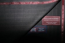 Holland Sherry 70 SUPER 120's WOOL 30 TECHLANA SUITING FABRIC 3.7 m.