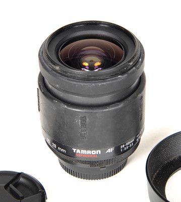 Tamron AF Aspherical 28-80mm f/:3.5-5.6 Lens, w/Nikon F mount