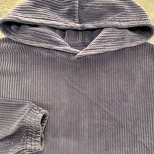 Aerie Hoodie Womens M Purple Pullover Velour Hooded Relaxed Fit Long Sleeve