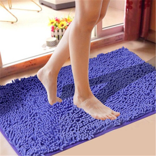 40*60cm Chenille Bathroom Carpet Mat Anti-slip Doormat Rug Bedroom Floor Mat Rug - Picture 6 of 34