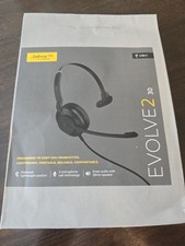 NEW SEALED - Jabra Evolve2 30 MS 2 Built-in Microphones Wired Headset Black