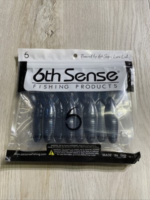 6th Sense Fishing Stroker Craw 3.3  Black N Blue Flake