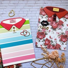 Collar Button Metal Cutting Dies Scrapbooking Die Cuts Embossing Paper Crafts