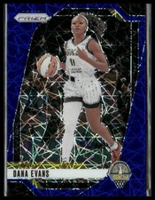 2024 Panini Prizm WNBA #72 Dana Evans Blue Velocity Prizms