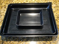 Lot of 3 - Vintage ACE American Hard Rubber Co. Darkroom Photo Developing Trays