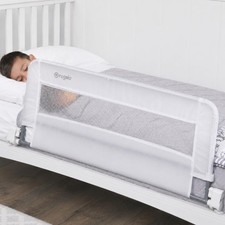 Regalo Safety Swing Down Crib Rail for 33x1x16 Inch Pack of 1 , White