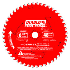 Diablo 391031 Steel Demon Saw Blade 6-1/2" 48T Cermet II for Metals
