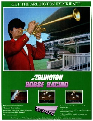 JOB LOT 5x Original NOS Arlington Horse Racing Arcade Flyers Wholesale Bulk