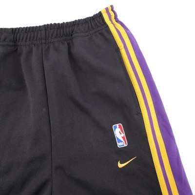 Vintage Nike Los Angeles Lakers NBA Warmup Track Pants Black Womens Size M