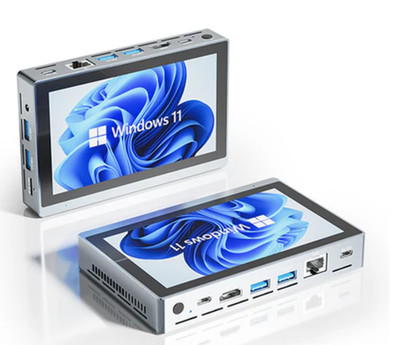 HIGOLEPC Mini PC Win 11 Pro Celeron N5095 Mini Computer Fan 8GB DDR4 256GB ROM
