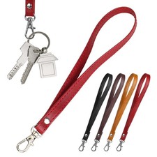 Leather Buckle Wrist Strap Replacement Hands-Free Wristlet for Purse Wallets