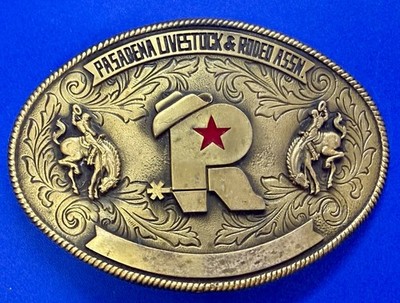 Pasadena California Livestock Rodeo Association Award Trophy