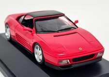 Herpa 1/43 - Ferrari 348 ts Rosso Red High Detail Plastic Scale Model Car
