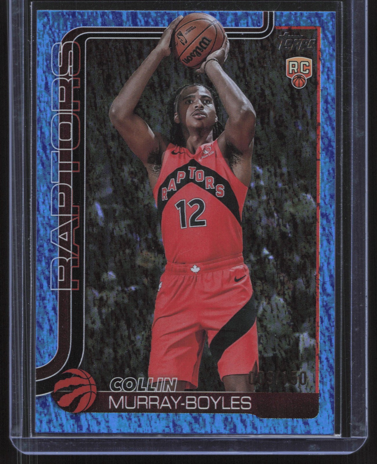 2025-26 Topps #209 Collin Murray-Boyles Blue Holo Foil #/150