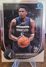 2025-26 Bowman Anthony Edwards Chrome Variation Minnesota Timberwolves #BCV-103