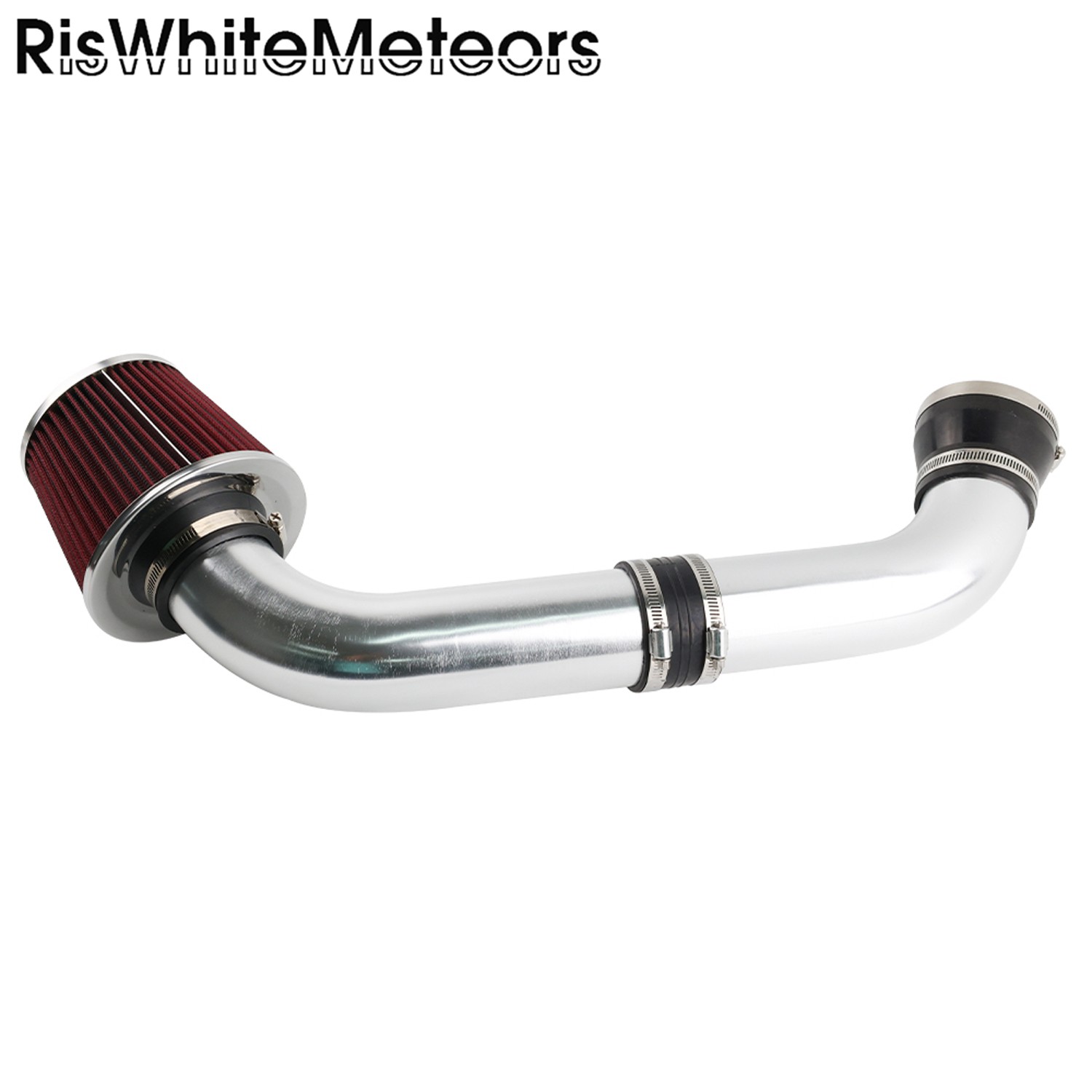 For BMW 323/325/328/330 I6 E46 1999-2005 Red Filter + Cold Air Intake System Kit