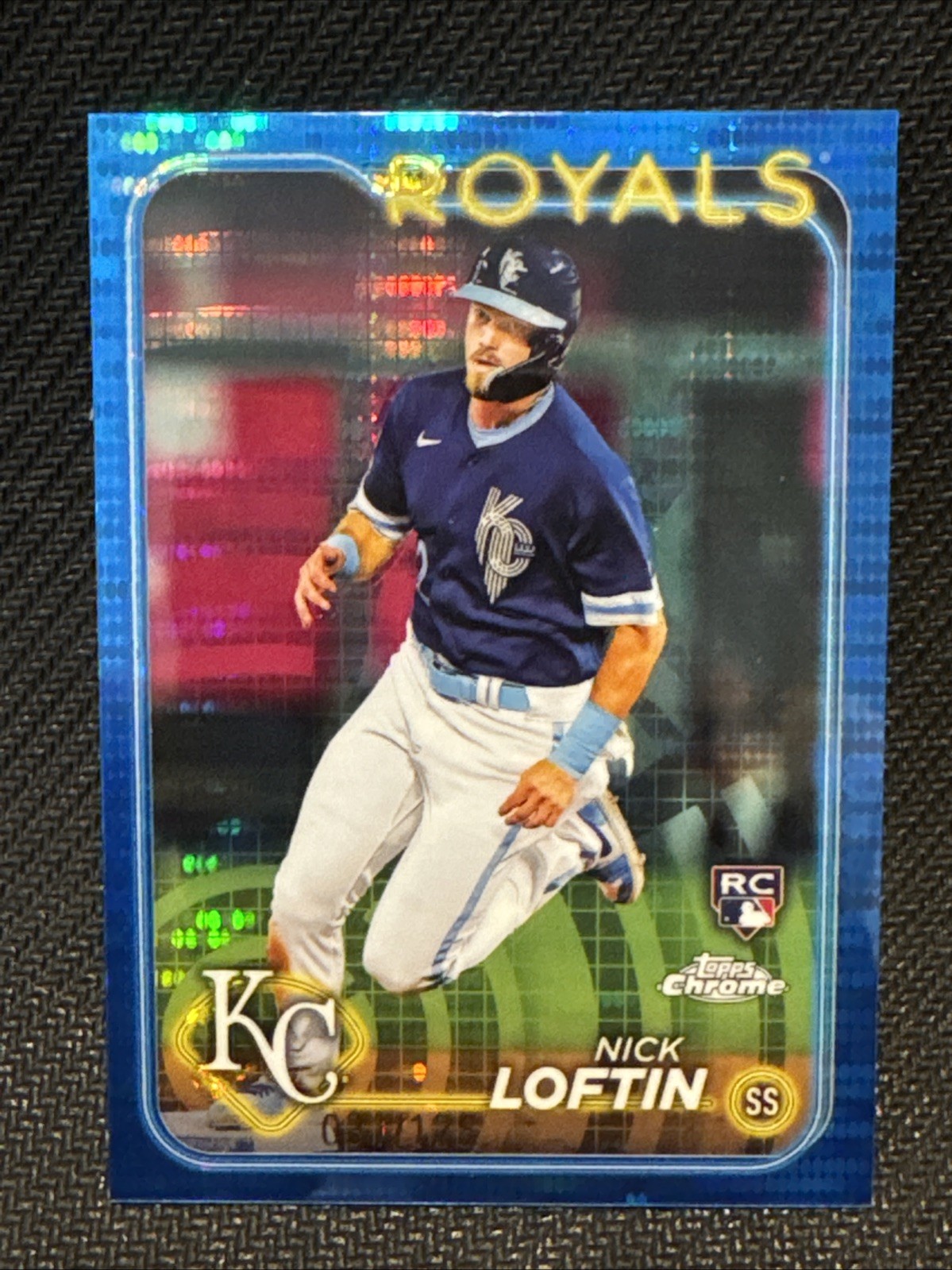 2024 Topps Chrome - Nick Loftin #183 Blue Sonar /125