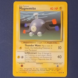Magnemite 53/102 Base Set Common